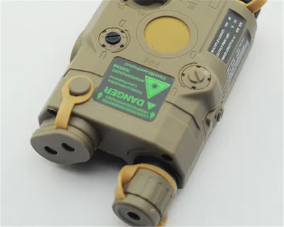 Full-featured LED white light + green laser indicator with IR lens