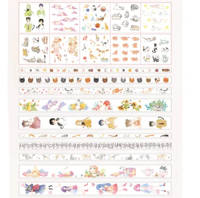 Colorful printed hand curtain