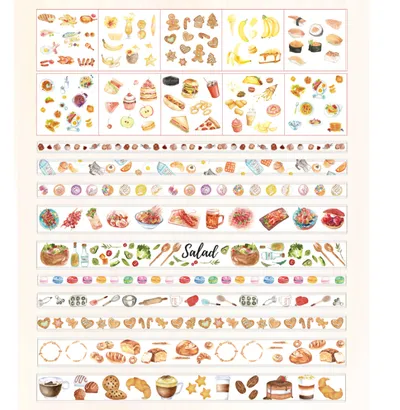 Colorful printed hand curtain