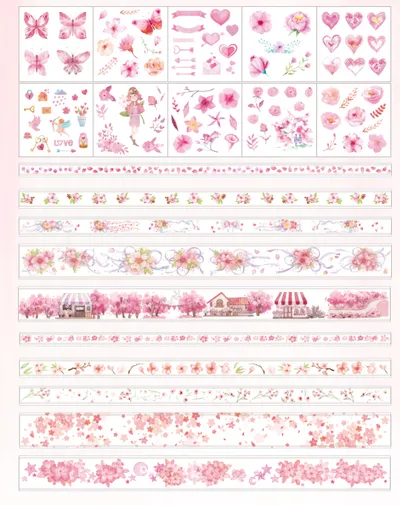 Colorful printed hand curtain