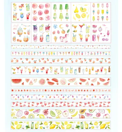 Colorful printed hand curtain