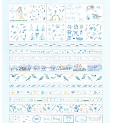 Colorful printed hand curtain