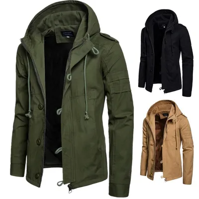 European and American youth casual hooded cardigan jacket
