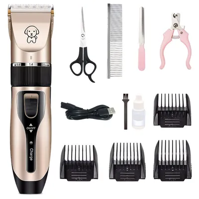 Professional Low Noise Pet Hair Clipper  Easy Grooming For Dogs & Cats