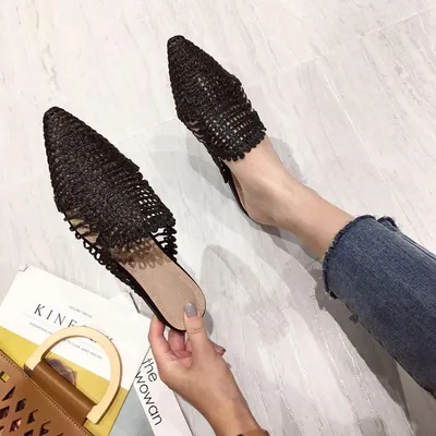Flat bottom Baotou beach women's shoes