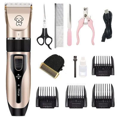 Professional Low Noise Pet Hair Clipper  Easy Grooming For Dogs & Cats