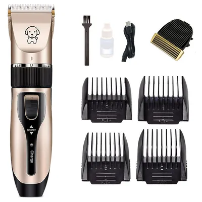 Professional Low Noise Pet Hair Clipper  Easy Grooming For Dogs & Cats