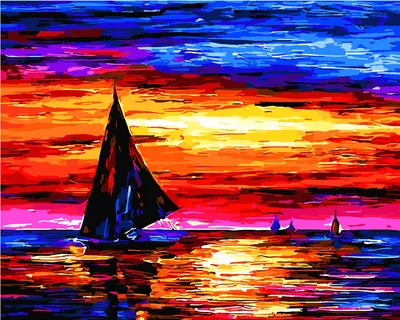 لوحة رقمية للرسم الذاتي (DIY) بدون إطار