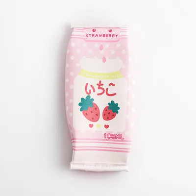 Strawberry milk pencil case