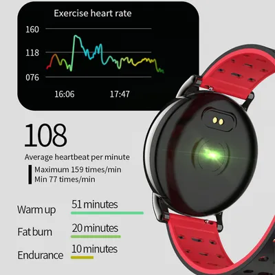 B8 + round screen smart bracelet