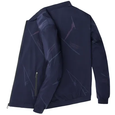Men's standing-collar jacket