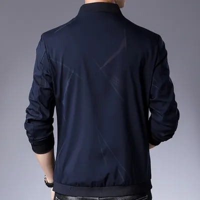 Men's standing-collar jacket