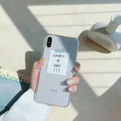 Transparent anti-fall soft phone case