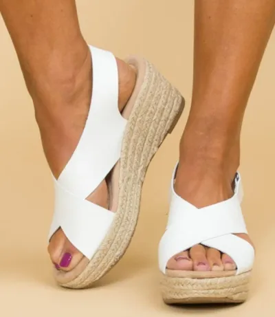 Toe Magic Tape Cross Sandals