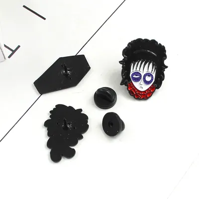 Cartoon doll combination brooch