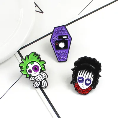 Cartoon doll combination brooch