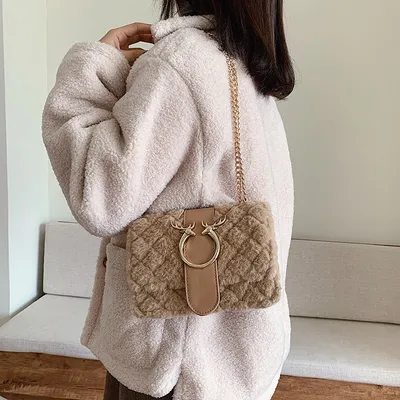 Women's diagonal shoulder bag