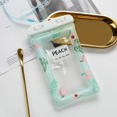 Mint green peach