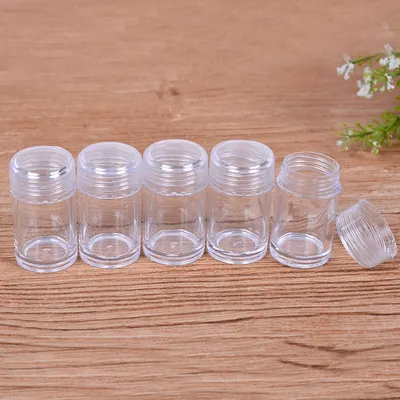 Transparent jewelry plastic bottle