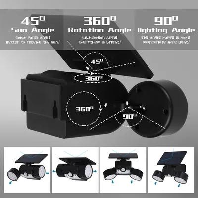 Solar lighting wall light