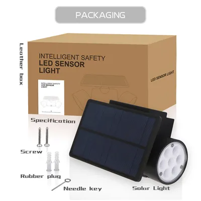 Solar lighting wall light