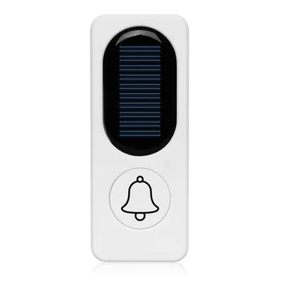 Solar-powered wireless doorbell