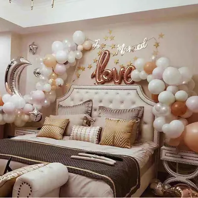 تصميم قاعة الزفاف، بالونات زفاف مبتكرة