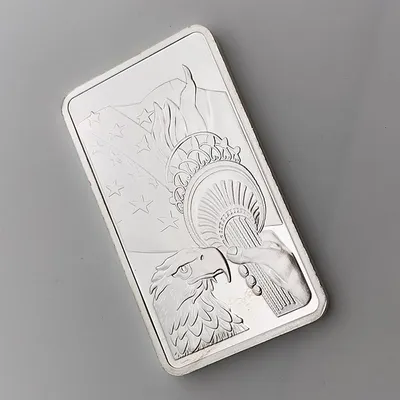 American Flying Eagle Square Silver Plated Coin Craft