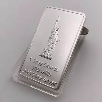 American Flying Eagle Square Silver Plated Coin Craft