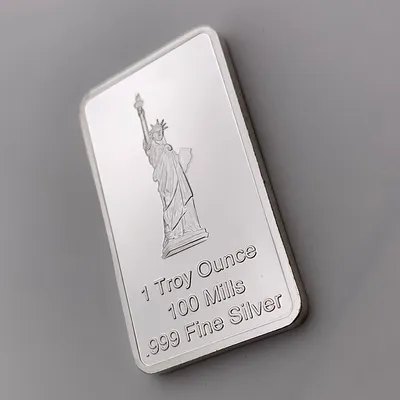 American Flying Eagle Square Silver Plated Coin Craft