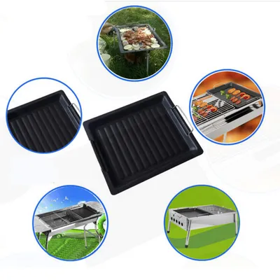 Rectangular nonstick pan barbecue dish
