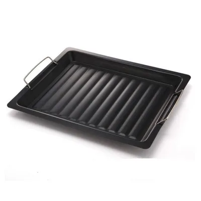 Rectangular nonstick pan barbecue dish