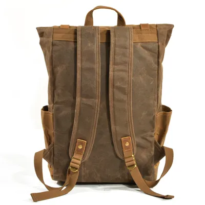 Large capacity waterproof canvas bag