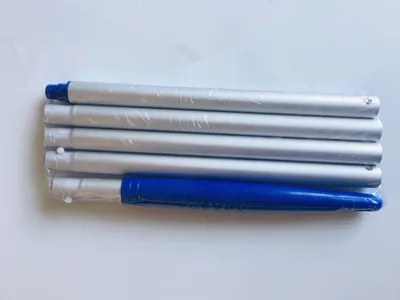Swimming Pool Fishing Net Belt 122mm 5 Section Rod Cleaning Tool Supplies Set