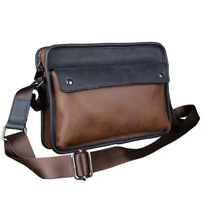 Men's shoulder messenger handbag