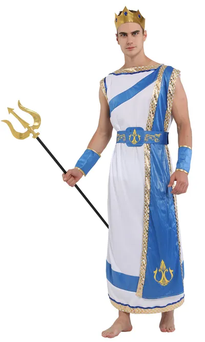 Greek Mythology Poseidon Performance Costume