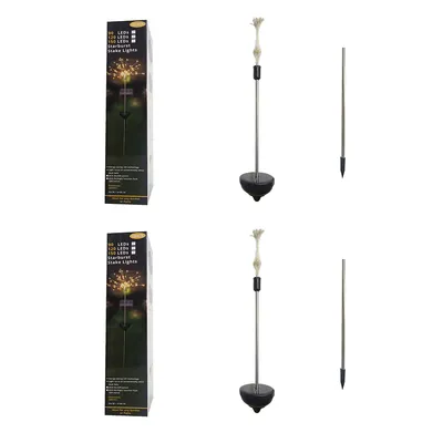 Solar firework lawn light