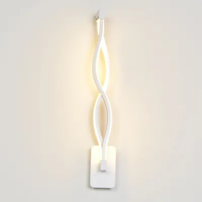 LED aluminum wave wall light