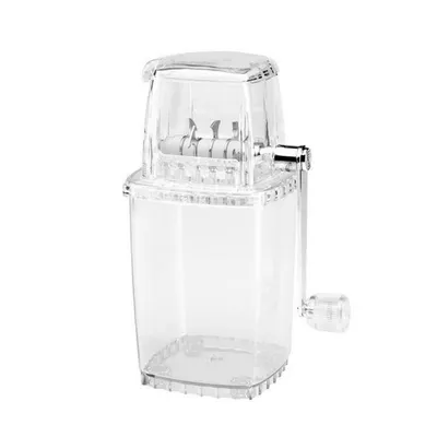 Manual Small Household Ice Crusher Multifunctional Transparent Bar Hand Ice Shaver Ice Mixing Creative Smoothie Ice Crusher