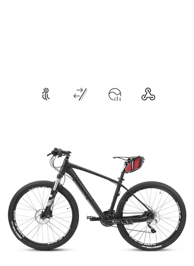 Bicycle bag tail bag seat tube bag large capacity
