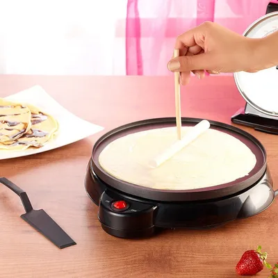 No smoking and non stick pan of pancake machine