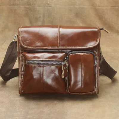 One shoulder Crossbody leather bag