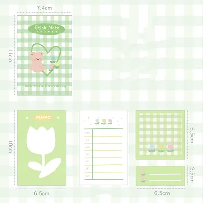 Cute fruit message note sticky note