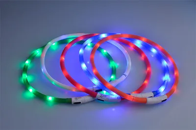 LED pet light collar