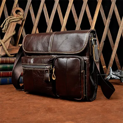 One shoulder Crossbody leather bag