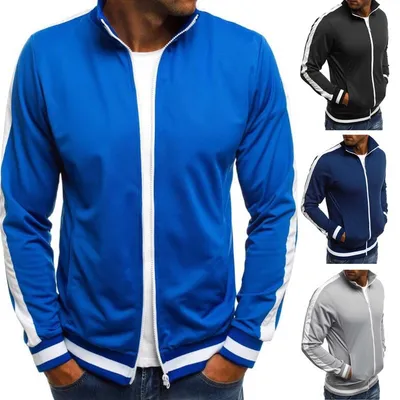 Men's solid color baseball shirt