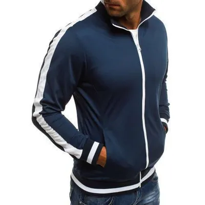 Men's solid color baseball shirt