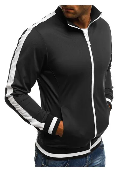 Men's solid color baseball shirt