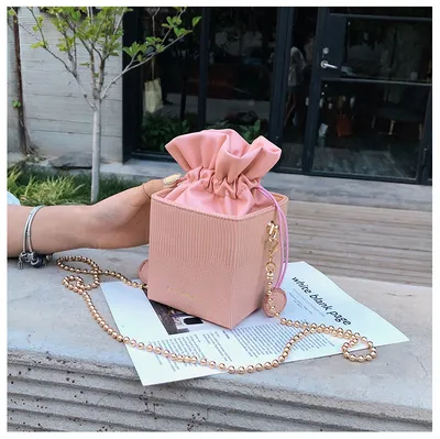 Women's bags new pumping bucket bag