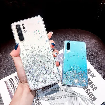 Starry sky silicone mobile phone case